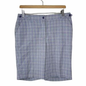 EP Pro | Plaid Bermuda Golf Shorts